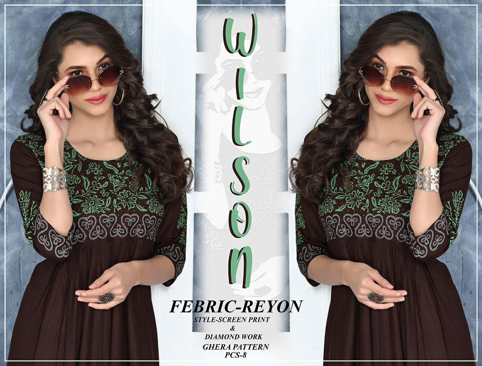Riyya Wilson  Fancy Designer Rayon Casual Wear Kurti Collection